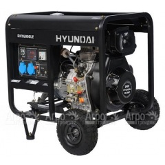 Дизельгенератор Hyundai DHY 6000LE 5 кВт + колеса в Ростове-на-Дону