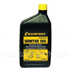 Масло минеральное Champion SAE 5W30 1 л для 4-х тактных двигателей в Ростове-на-Дону