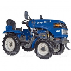 Многофункциональный минитрактор Garden Scout (Скаут) T-12DIF + фреза + двухкорпусный плуг в Ростове-на-Дону