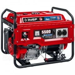 Бензин-газовый генератор Зубр СГ-5500Е 5.5 кВт в Ростове-на-Дону