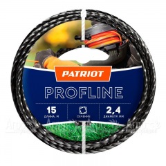 Леска триммерная Patriot Profline D 2.4 мм L 15 м в Ростове-на-Дону