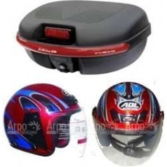 Комплект H1 (Кофр из мягкого (РР) пластика + 2 открытых шлема внутри) в Ростове-на-Дону