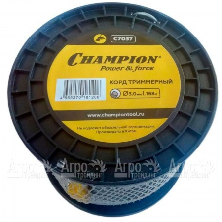Корд триммерный Champion Aluminium 3.0мм, 168м (круглый)+нож  в Ростове-на-Дону