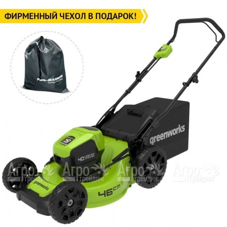 Газонокосилка аккумуляторная GreenWorks GD40LM46HP 4 Ач в Ростове-на-Дону