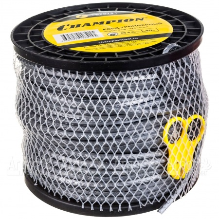 Корд триммерный Champion Platin Saw 4.0мм, 80м (зубчатый)+нож  в Ростове-на-Дону