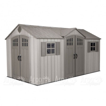 Пластиковый сарай LifeTime WoodLook 15х8  в Ростове-на-Дону