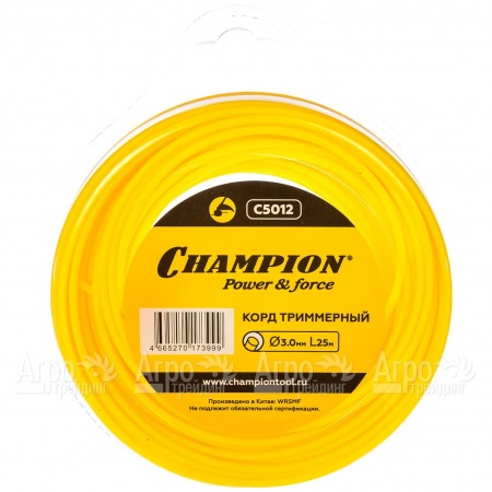 Корд триммерный Champion Round 3.0мм, 25м (круглый)  в Ростове-на-Дону