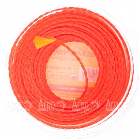 Корд триммерный Champion Twisted Square 3.0мм, 300м (витой квадрат)+нож  в Ростове-на-Дону