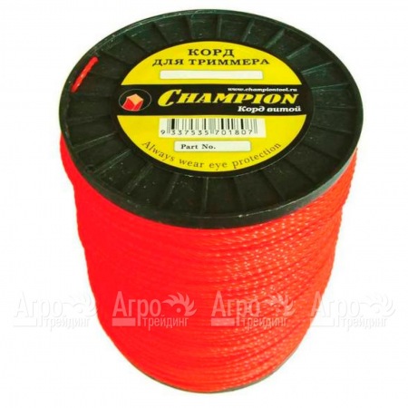 Корд триммерный Champion Twisted Square 2.4мм, 450м (витой квадрат)+нож  в Ростове-на-Дону