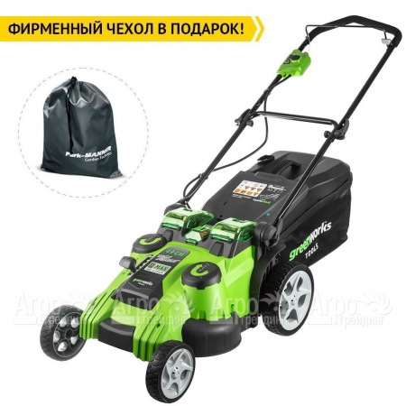 Газонокосилка аккумуляторная GreenWorks G40LM49DBK4  в Ростове-на-Дону