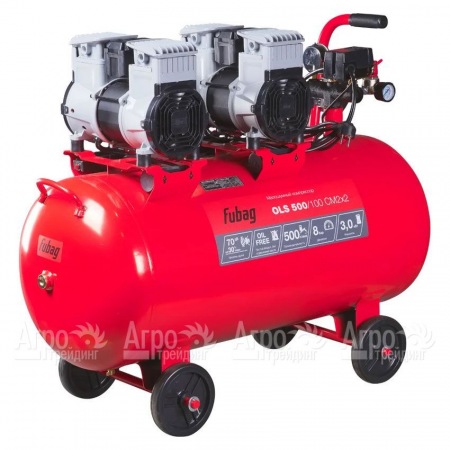 Компрессор безмасляный малошумный Fubag OLS 500/100 CM2х2  в Ростове-на-Дону