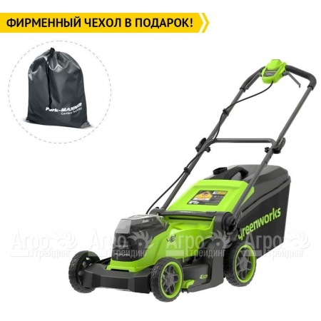 Газонокосилка аккумуляторная GreenWorks GD24X2LM411 2х4 Ач  в Ростове-на-Дону
