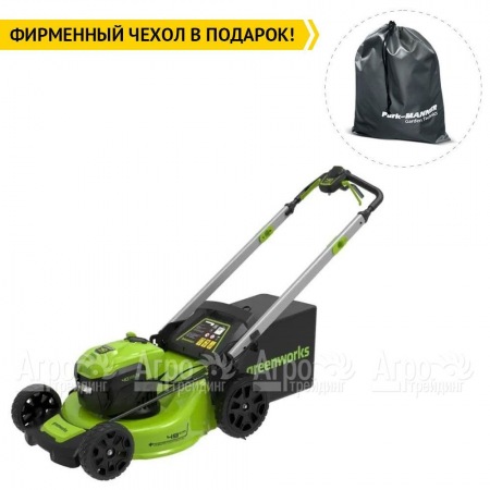 Газонокосилка аккумуляторная GreenWorks GD40LM48SP 8 Ач в Ростове-на-Дону