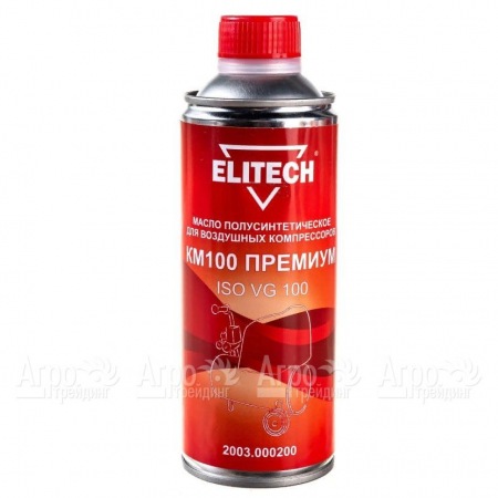 Масло полусинтетическое Elitech КМ100 2003.000200 ISO 100 0.45 л для воздушных компрессоров  в Ростове-на-Дону