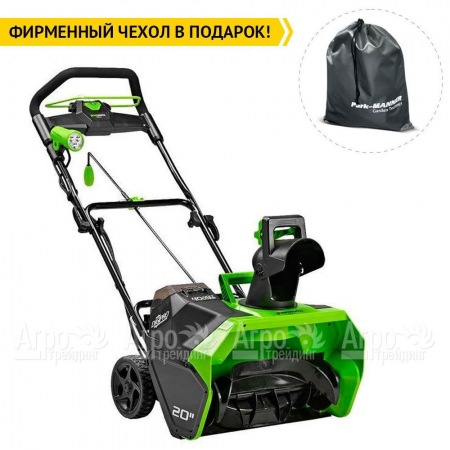 Снегоуборщик аккумуляторный GreenWorks GD40STK5 5 Ач в Ростове-на-Дону