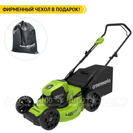 Газонокосилка аккумуляторная GreenWorks GD40LM46HP 6 Ач  в Ростове-на-Дону