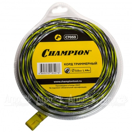 Корд триммерный Champion Tornado 3.0мм, 44м (витой квадрат)  в Ростове-на-Дону