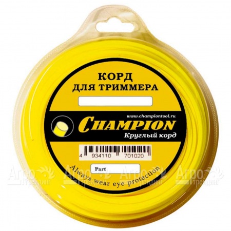 Корд триммерный Champion Round 4.0 мм х 95 м (круглый) + нож  в Ростове-на-Дону