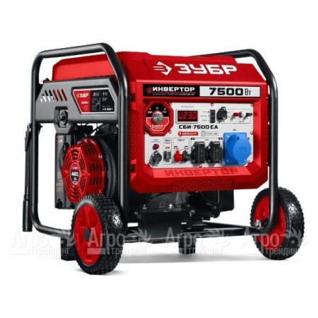 Бензиновый генератор инверторный Зубр СБИ-7500ЕА 7 кВт в Ростове-на-Дону