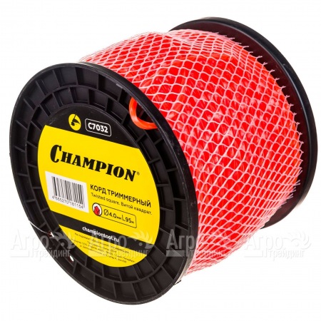 Корд триммерный Champion Twisted Square 4.0мм, 95м (витой квадрат)+нож  в Ростове-на-Дону