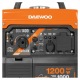 Инверторный бензогенератор Daewoo GDA 1400 i 1 кВт в Ростове-на-Дону